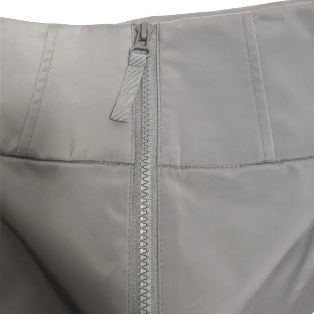 NWT ZARA Technical Water Repellent Midi Skirt M - Picture 8 of 10